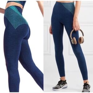 LNDR Comet Legging Poseidon Marl High Rise Sculpted Full Length, Women's S/M NWT